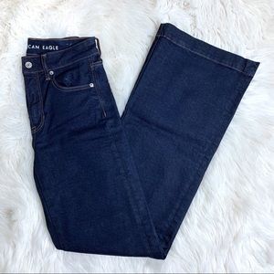 American Eagle Dark Denim Wide Leg Jeans